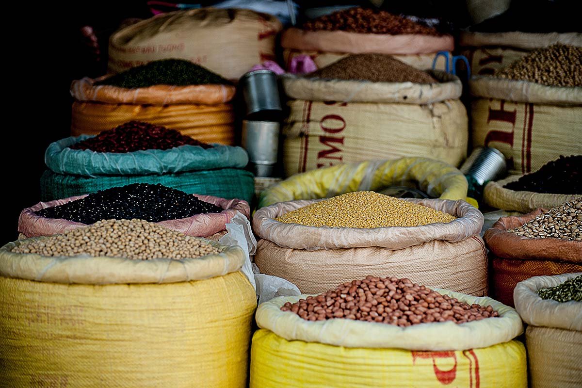 food color market dried basket textile 148845